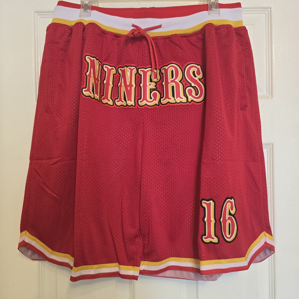 Niners Red Athletic Shorts